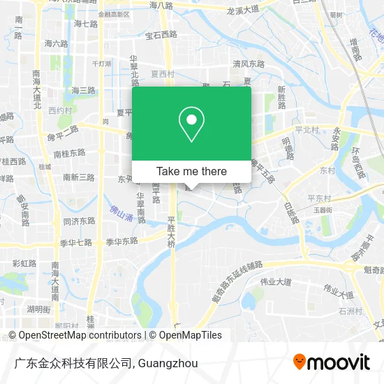 广东金众科技有限公司 map