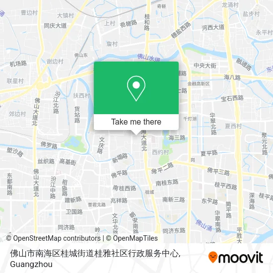 佛山市南海区桂城街道桂雅社区行政服务中心 map