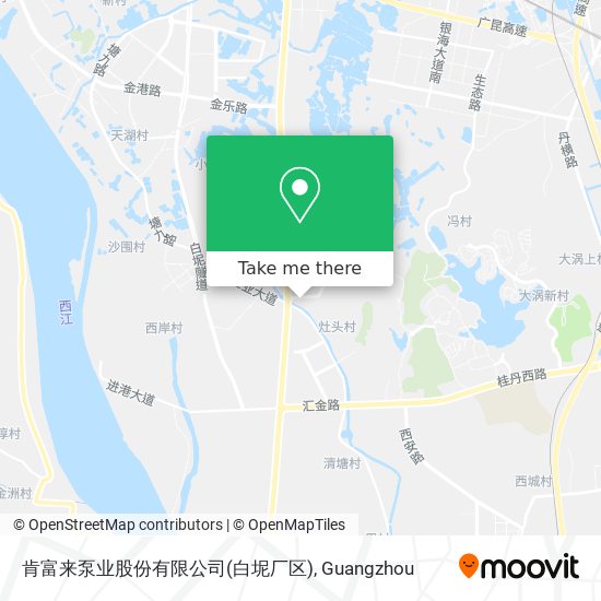肯富来泵业股份有限公司(白坭厂区) map