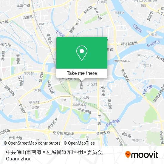 中共佛山市南海区桂城街道东区社区委员会 map