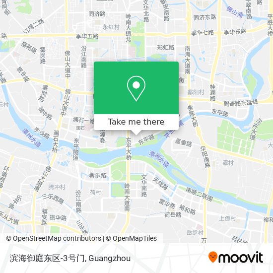滨海御庭东区-3号门 map