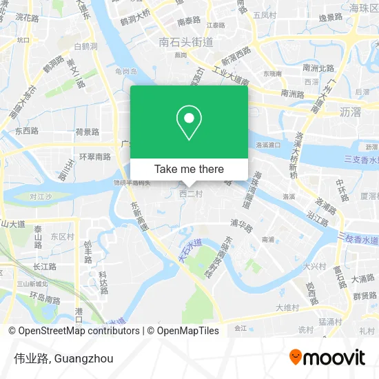伟业路 map