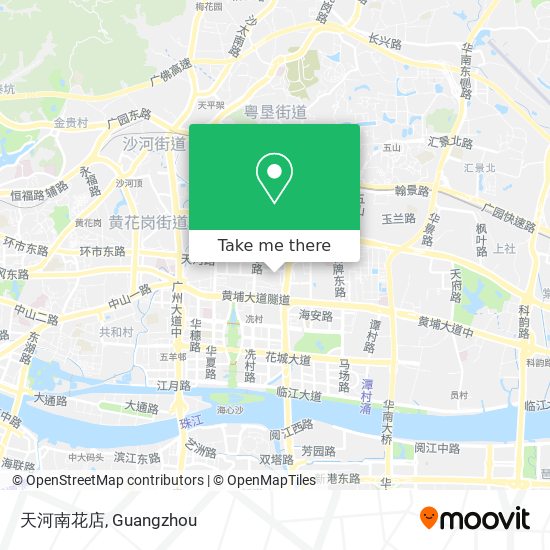 天河南花店 map