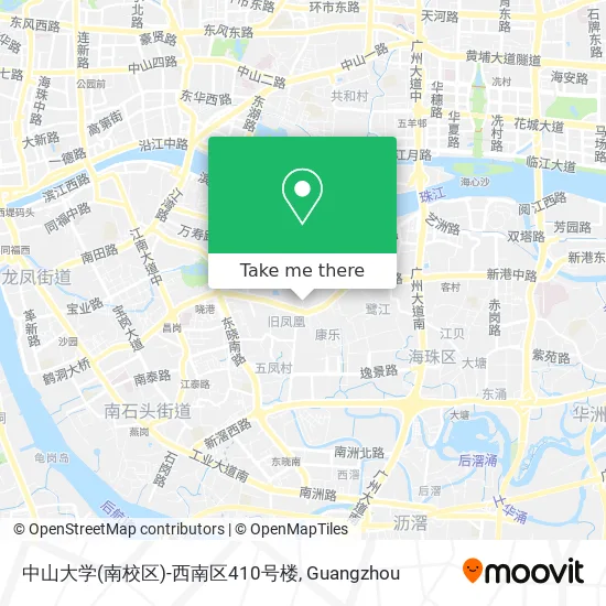 中山大学(南校区)-西南区410号楼 map