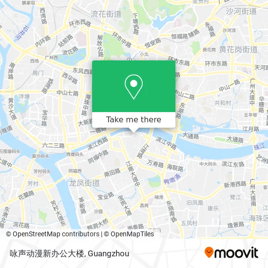 咏声动漫新办公大楼 map