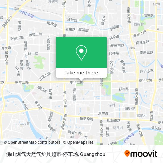 佛山燃气天然气炉具超市-停车场 map