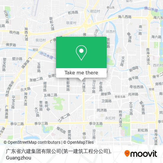 广东省六建集团有限公司(第一建筑工程分公司) map