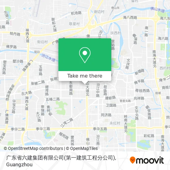 广东省六建集团有限公司(第一建筑工程分公司) map
