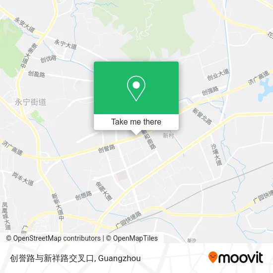 创誉路与新祥路交叉口 map