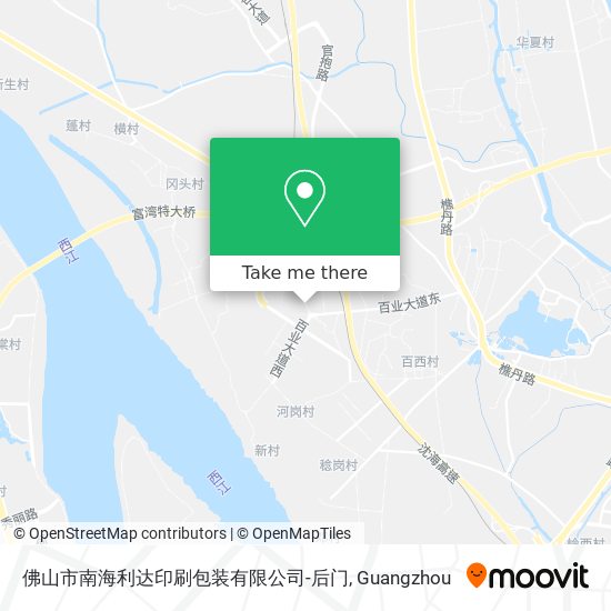 佛山市南海利达印刷包装有限公司-后门 map