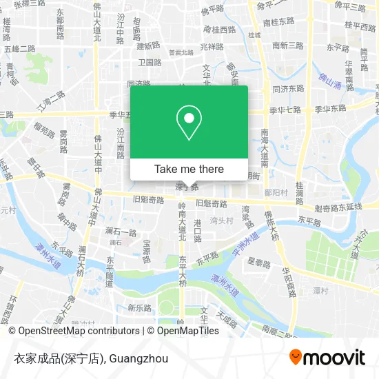 衣家成品(深宁店) map