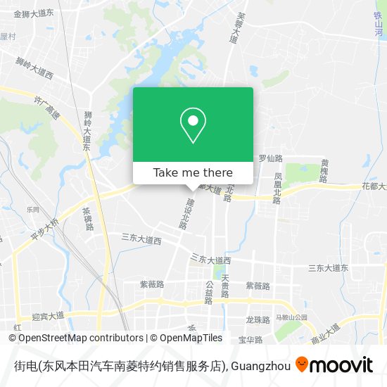 街电(东风本田汽车南菱特约销售服务店) map