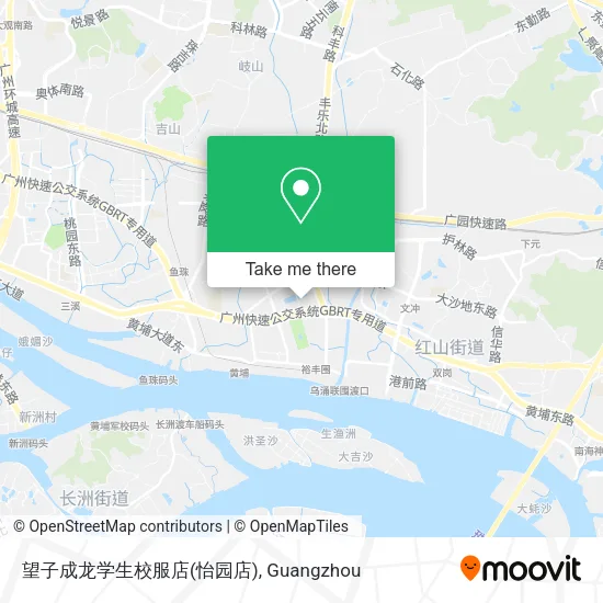 望子成龙学生校服店(怡园店) map