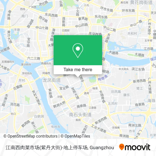 江南西肉菜市场(紫丹大街)-地上停车场 map
