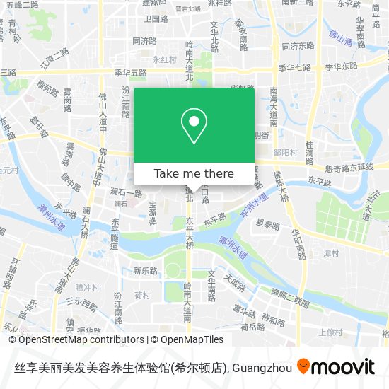 丝享美丽美发美容养生体验馆(希尔顿店) map