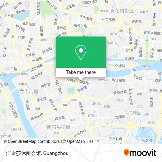 汇金莎休闲会馆 map