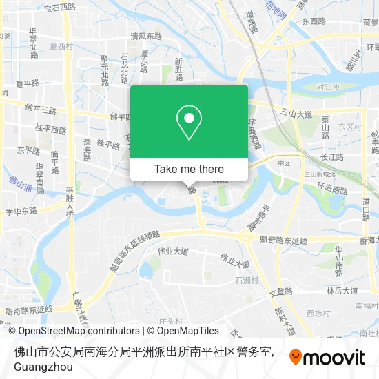 佛山市公安局南海分局平洲派出所南平社区警务室 map