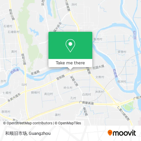 和顺旧市场 map