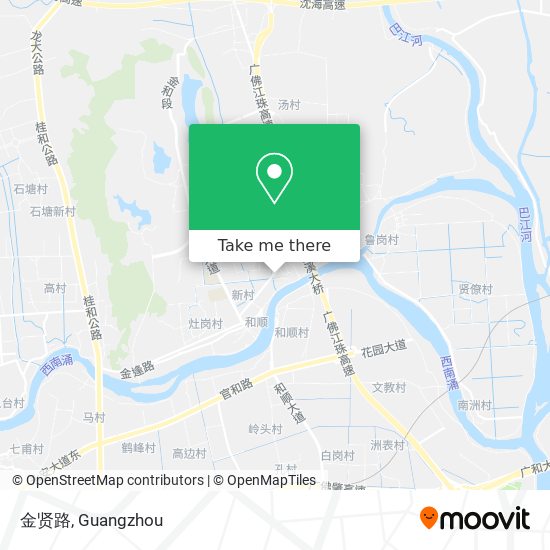 金贤路 map