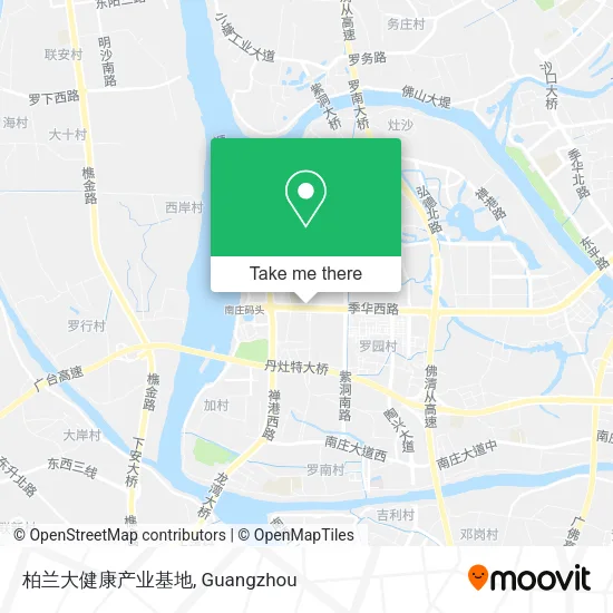 柏兰大健康产业基地 map