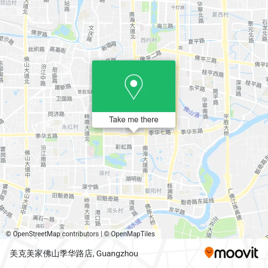 美克美家佛山季华路店 map