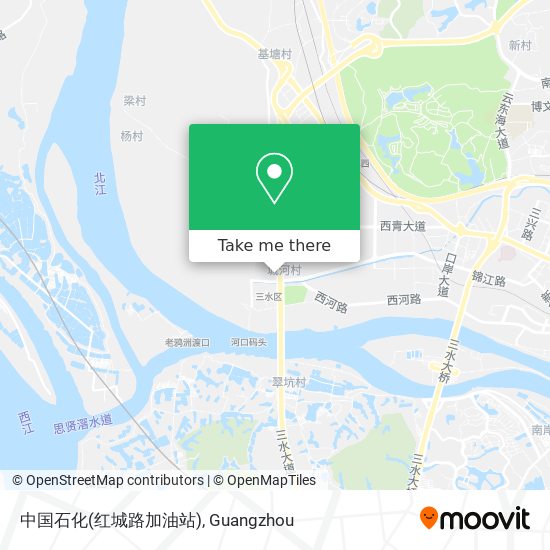 中国石化(红城路加油站) map