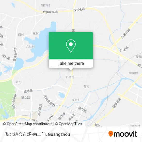 黎北综合市场-南二门 map