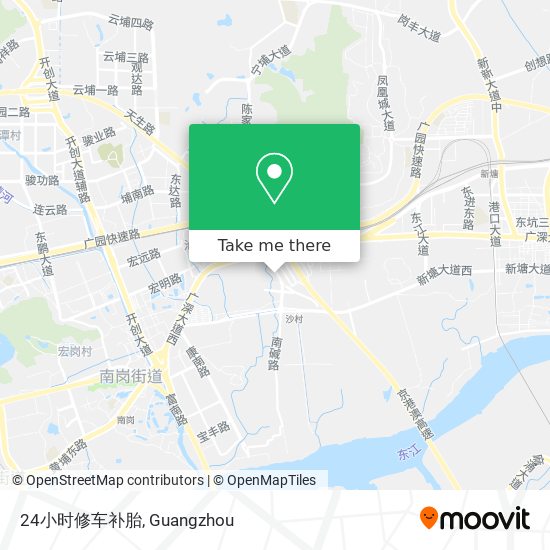 24小时修车补胎 map