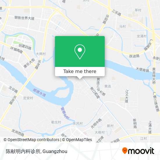 陈献明内科诊所 map