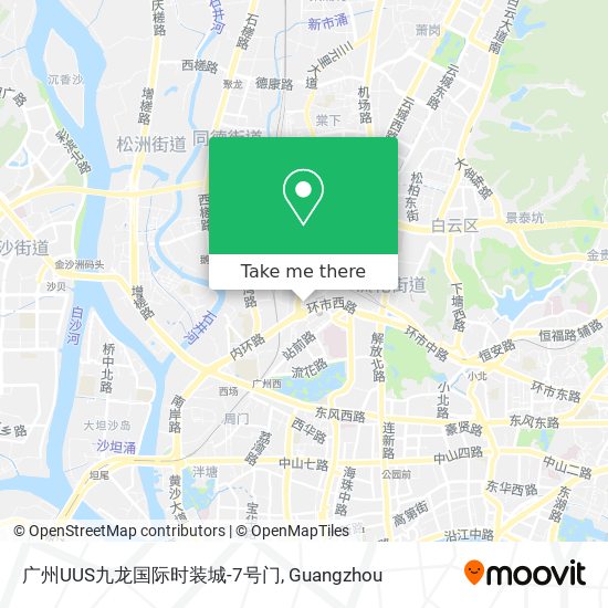 广州UUS九龙国际时装城-7号门 map