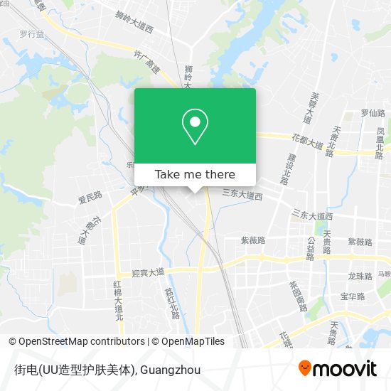 街电(UU造型护肤美体) map
