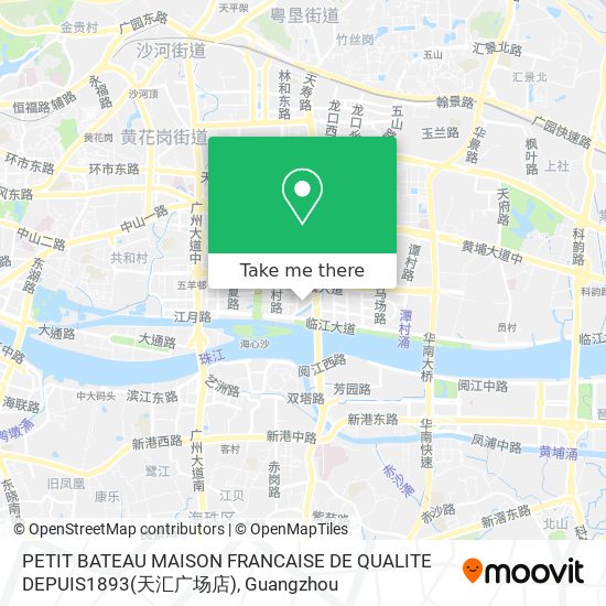 PETIT BATEAU MAISON FRANCAISE DE QUALITE DEPUIS1893(天汇广场店) map