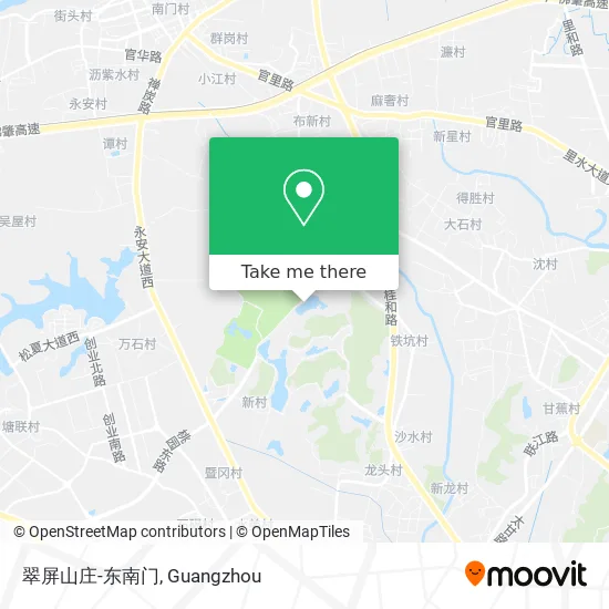 翠屏山庄-东南门 map