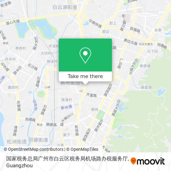 国家税务总局广州市白云区税务局机场路办税服务厅 map