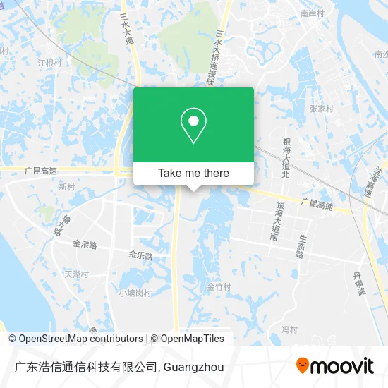 广东浩信通信科技有限公司 map