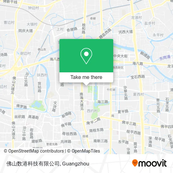 佛山数港科技有限公司 map