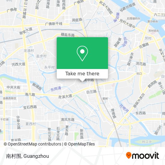 南村围 map