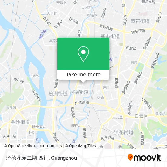 泽德花苑二期-西门 map