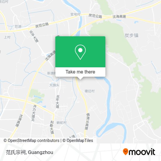 范氏宗祠 map