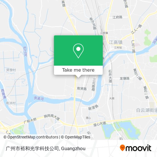 广州市裕和光学科技公司 map