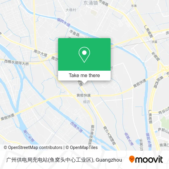广州供电局充电站(鱼窝头中心工业区) map