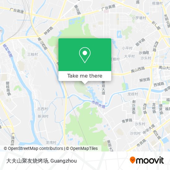 大夫山聚友烧烤场 map