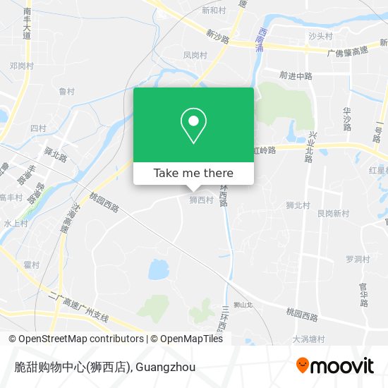 脆甜购物中心(狮西店) map