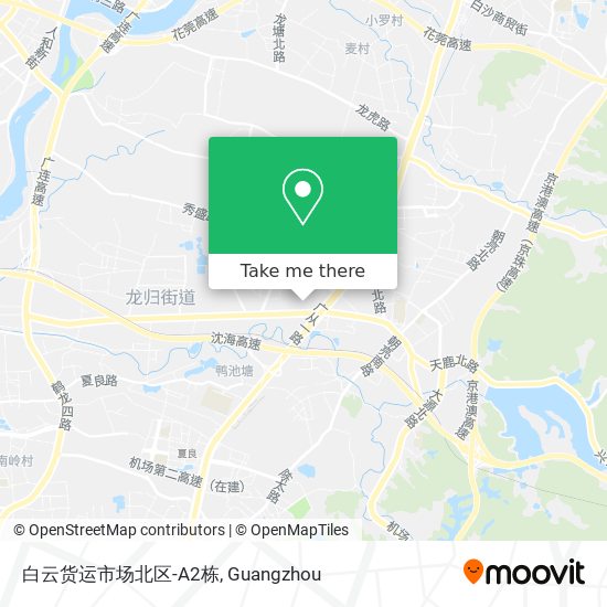 白云货运市场北区-A2栋 map