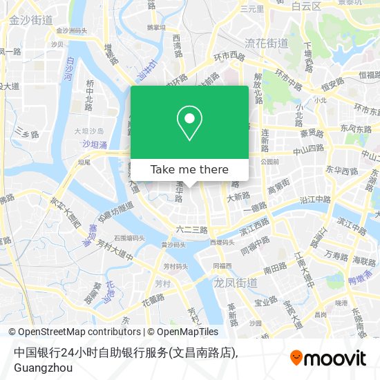 中国银行24小时自助银行服务(文昌南路店) map