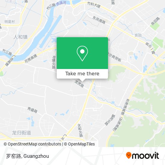 罗窑路 map