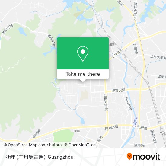 街电(广州曼古园) map
