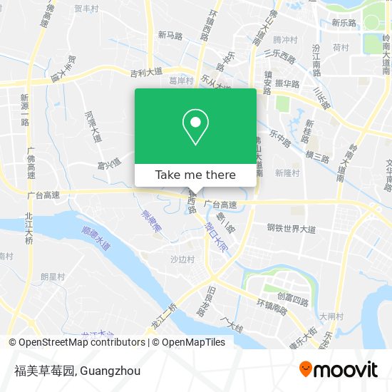 福美草莓园 map