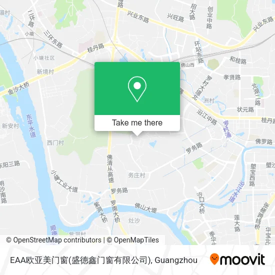 EAA欧亚美门窗(盛德鑫门窗有限公司) map