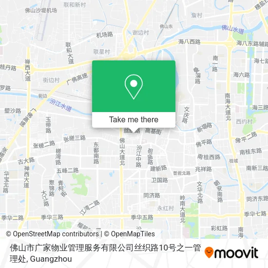 佛山市广家物业管理服务有限公司丝织路10号之一管理处 map